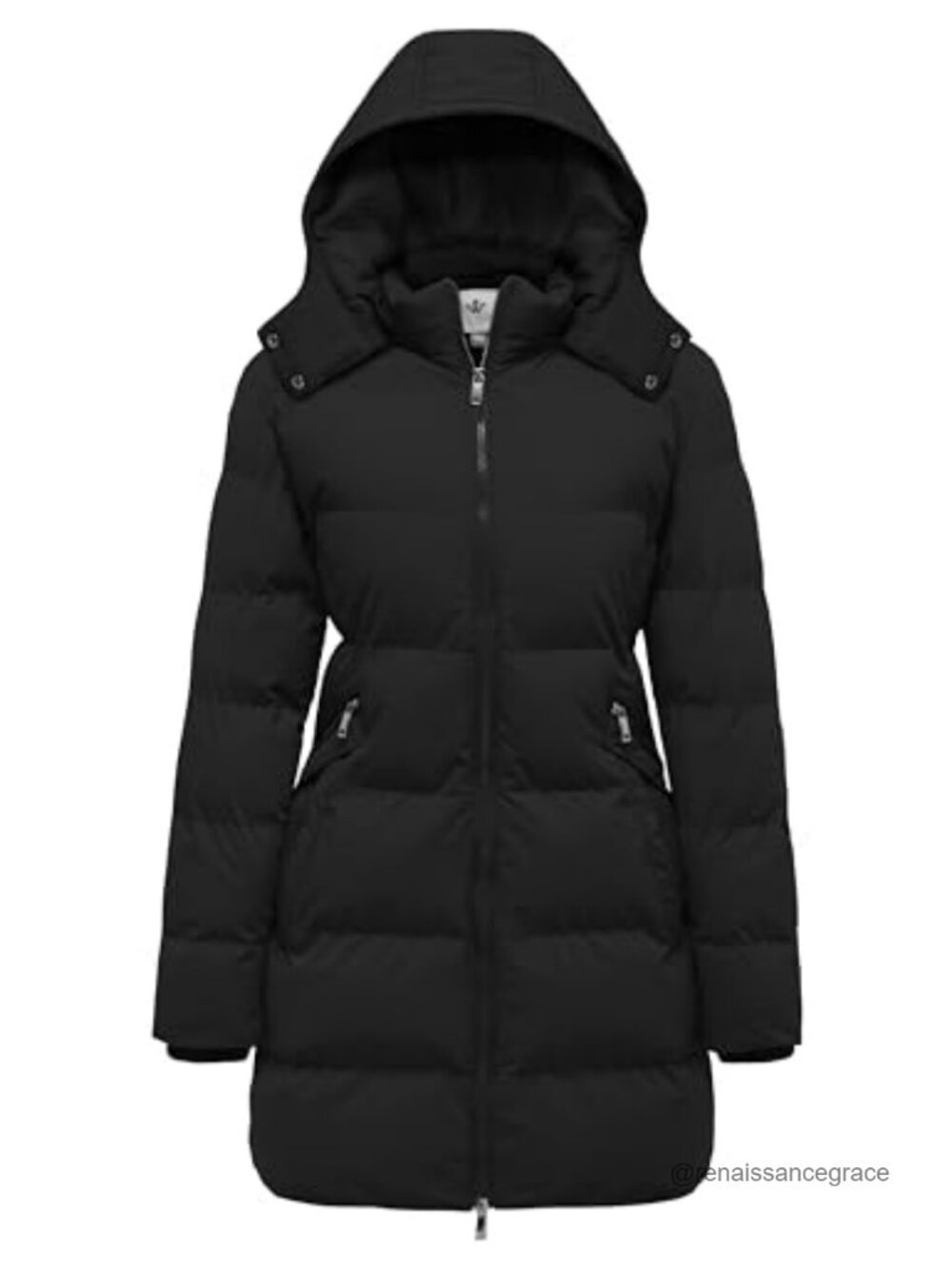 Women's Warm Thickened Parka Winter Puffer Jacket with Hood